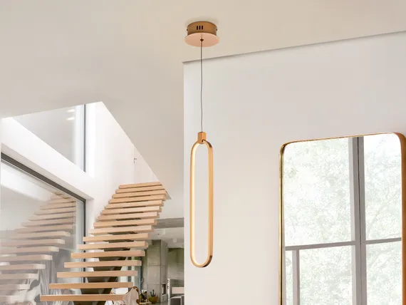 Подвесной светильник Colette 1L розовое золото