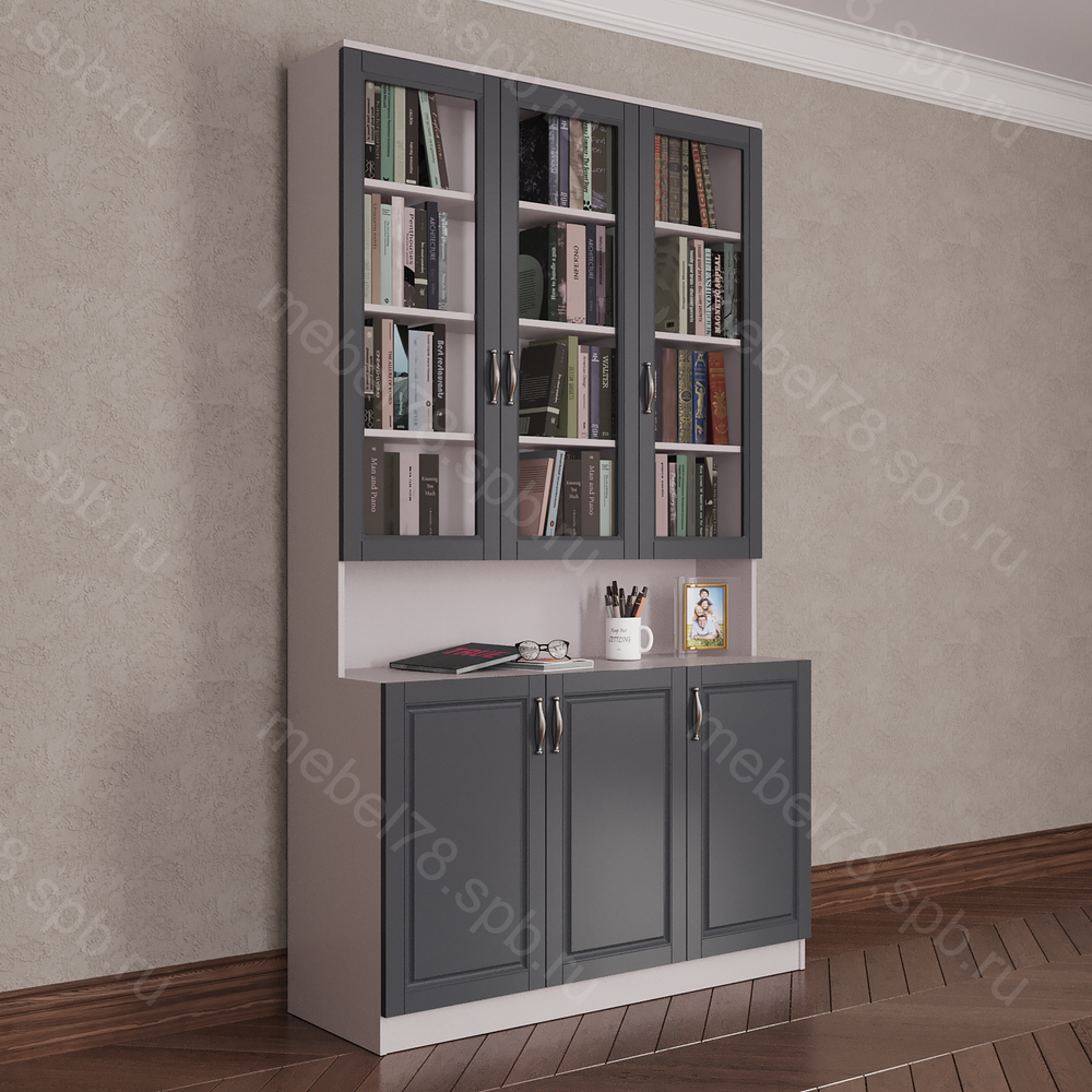 Шкаф книжный 21212 (мадес)