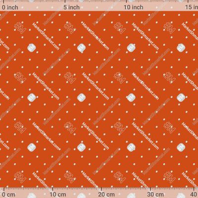 Горох. Компаньон. Голубые точки на коричневом. by Sun_Tati 526 DPI