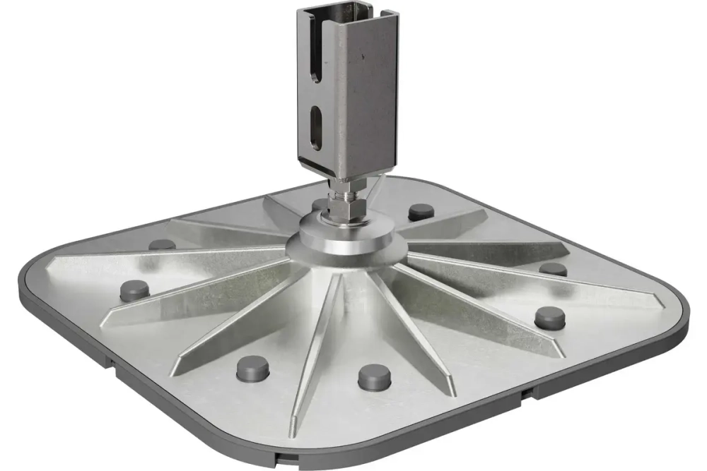 Опора кровельная поворотная ZRS 350х350