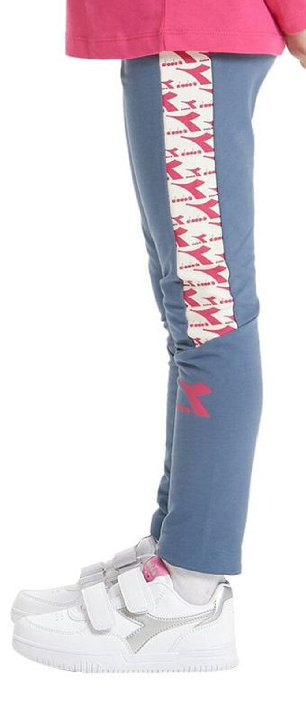 Штаны для девочки теннисные Diadora Jg. Leggings Twinkle - небесный