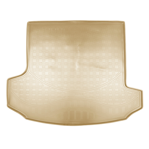 Коврик в багажник Norplast/Unidec для Volkswagen Tiguan II в кузове Allspace (2017-) Бежевый,7 мест сложенный 3 ряд, полиуретан, арт.NPA00-T81-251-2-B