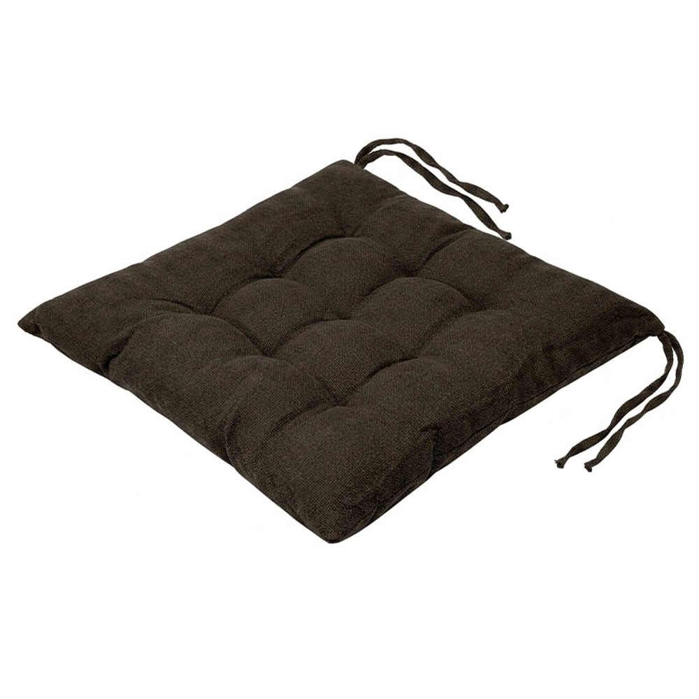 Подушка декоративная на стул Alvesta, полиэстер/полиэфир, коричневый