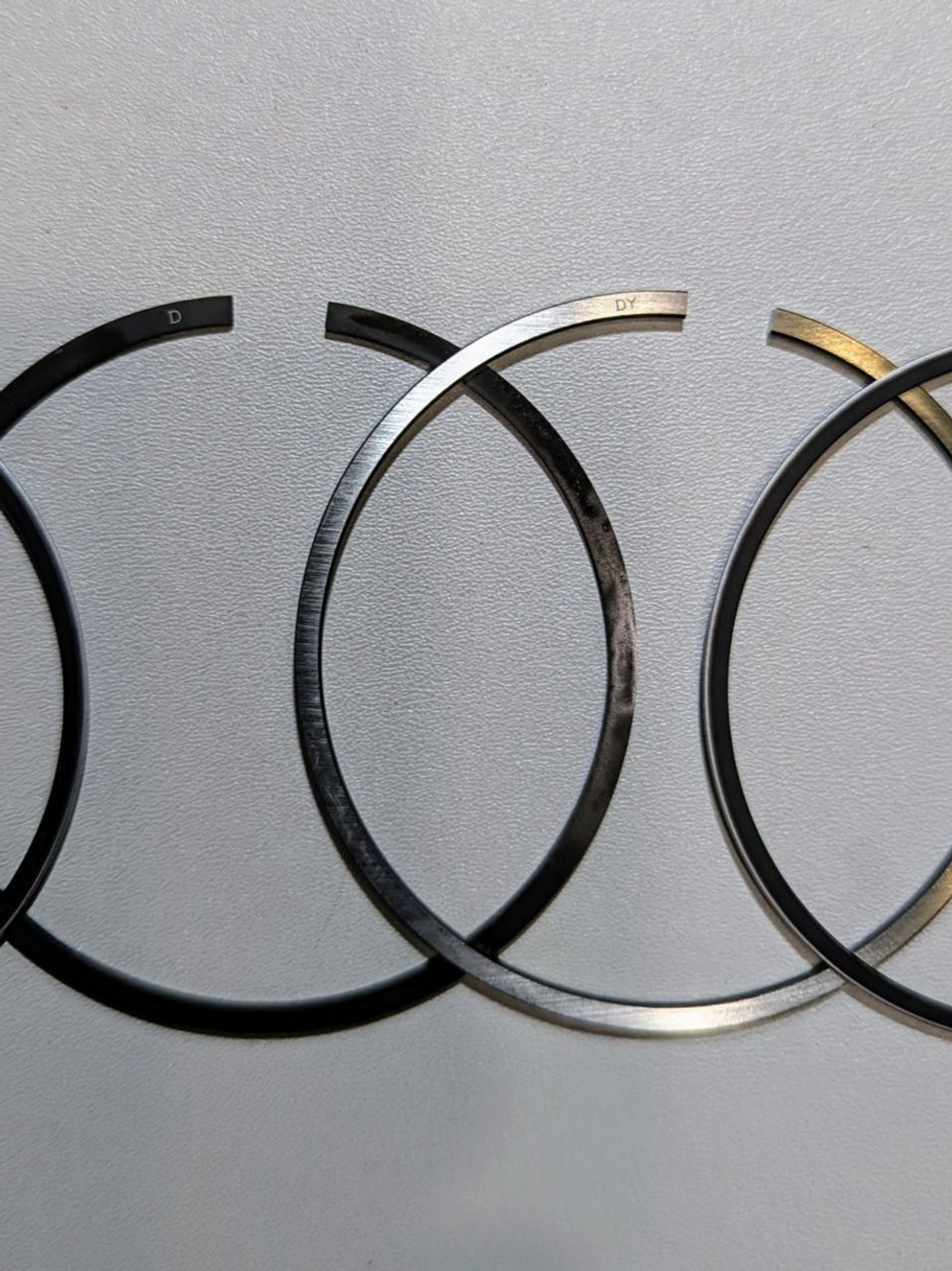 Кольца поршневые для двигателя 152FMH 125см - комплект (стандарт), мотоцикл, питбайк, скутер