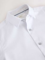 Рубашка с коротким рукавом для мальчика Next AB7-082, Белый