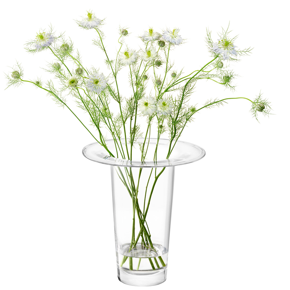 Ваза victoria, 26 см, прозрачная