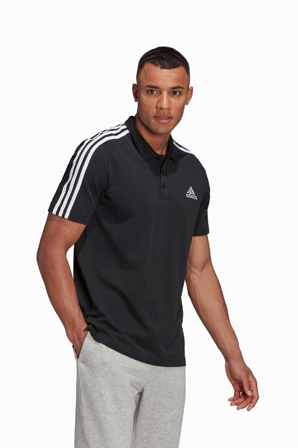 Футболка adidas Designed To Move 3-S Polo