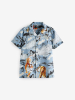 Рубашка с коротким рукавом для мальчика Next 905-625, Голубой