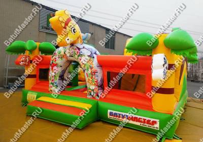 Коммерческий надувной батут "Сафари-экскурсия" 5*5*2,8 м