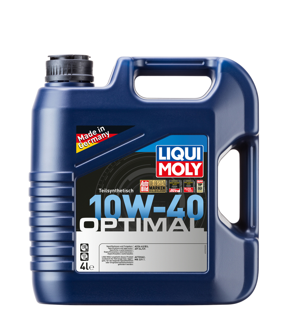 Масло Liqui Moly Optimal 10W40 (4л) п/синтетика