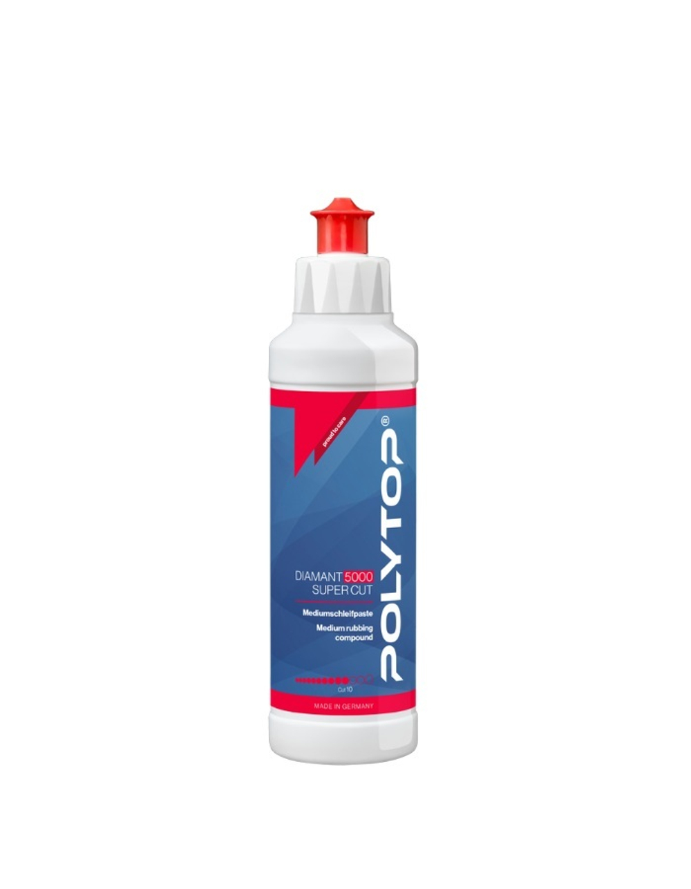 POLYTOP Diamant 5000 Super Cut - Среднеабразивная (одношаговая) полировальная паста (P3000) 250мл