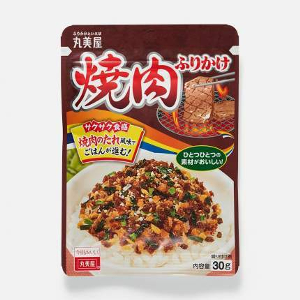 Приправа Marumiya Furikake для варёного риса, со вкусом жареного мяса, 30 г