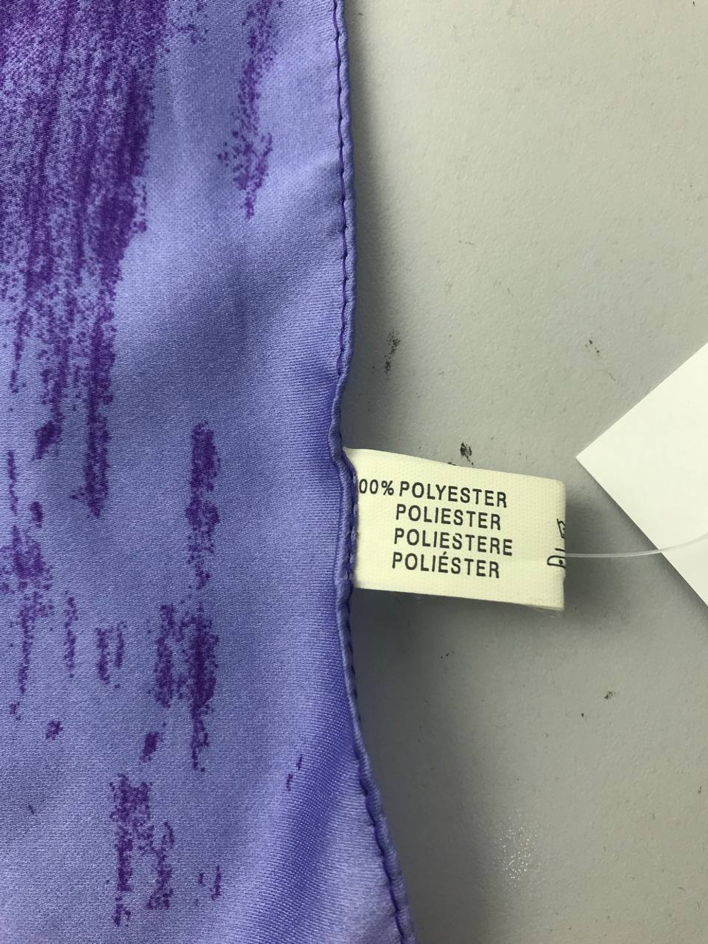 Платок фиолетово-белый