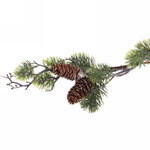 Композиция новогодняя хвойное украшение «Золотистый лес» , 68 см