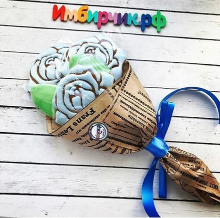 Имбирные пряники цветы