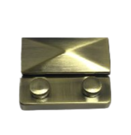 Замок для сумок 1675 (45*35), античная бронза