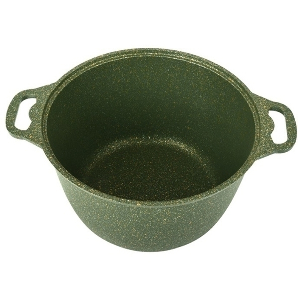 Кастрюля 6л со стеклянной крышкой, АП линия «Trendy style» ( malachite)