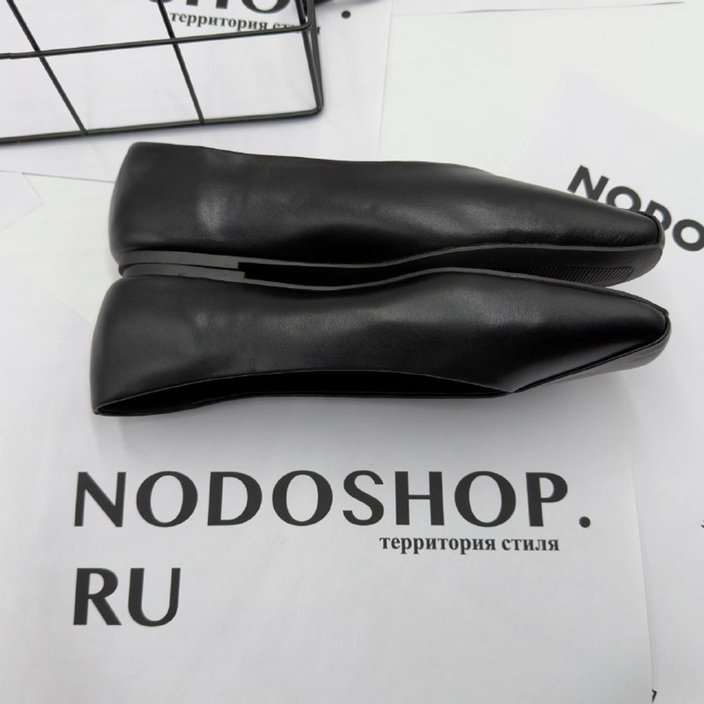 Туфли женские натуральная кожа артикул 8059-1 цвет"чёрный"