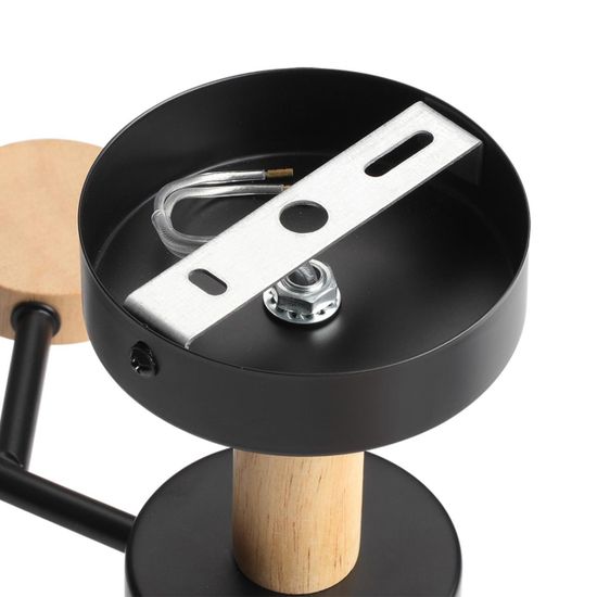 8194/5C COMFI LN25 261 черный, металл/дерево/пластик Потолочный светильник LED GX53 5*9W 220V CRYPTO