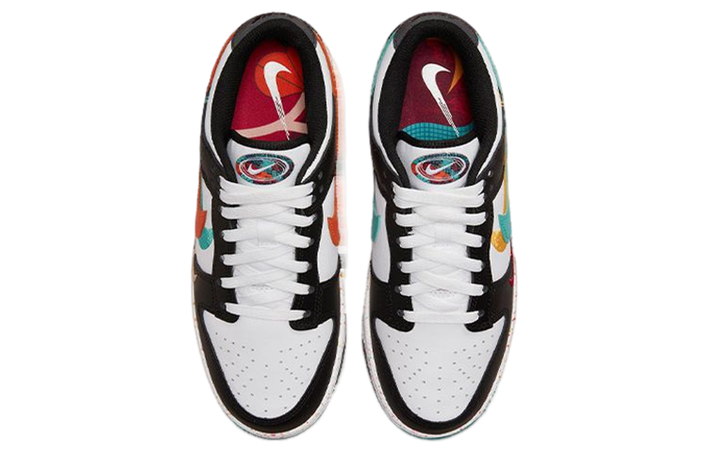 Кроссовки Nike Dunk Low Multi-Color Swoosh (Женская размерная сетка)
