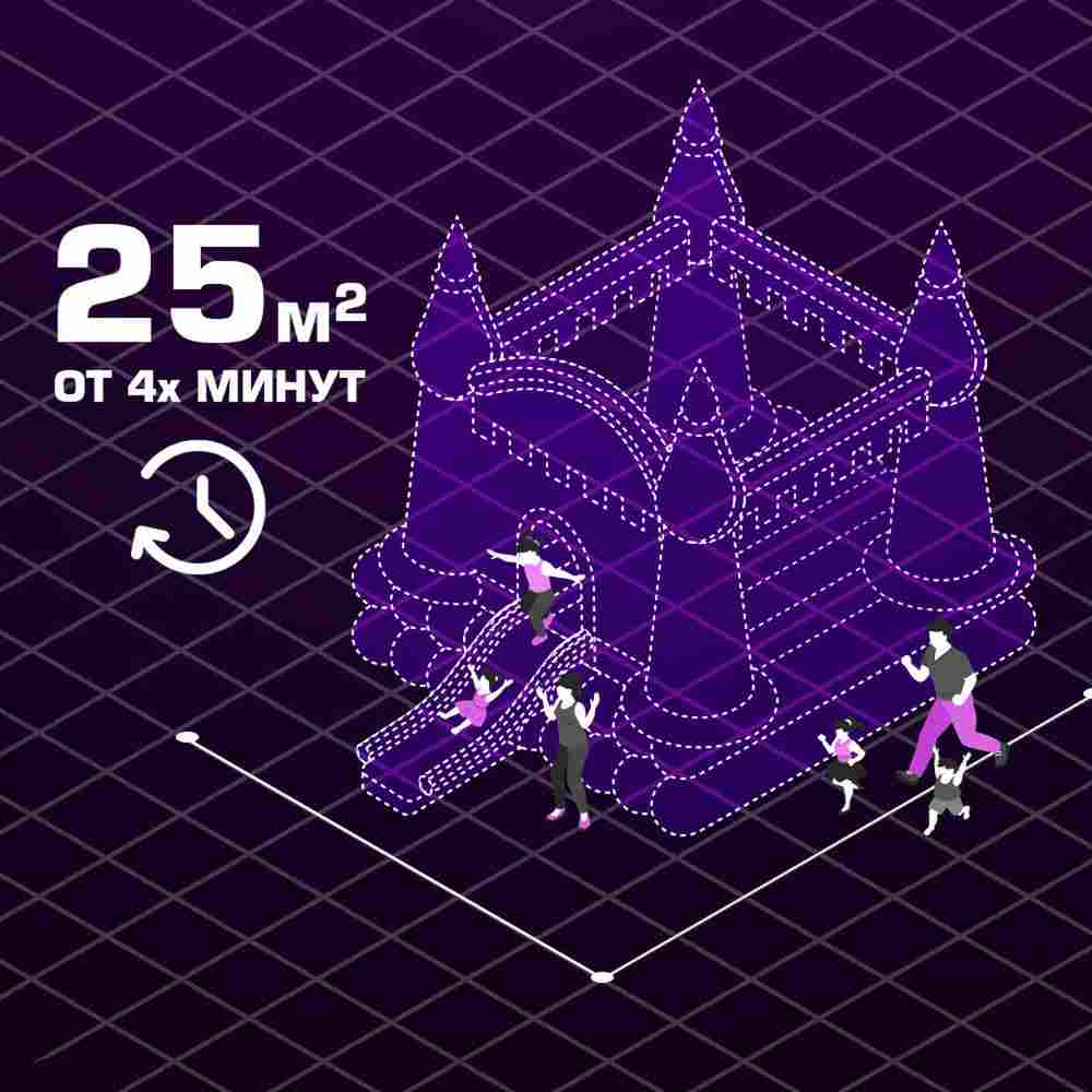 Нагнетатель воздуха (насос) для надувных батутов и конструкций, Huawei REV-1,5E, мощность 1260W