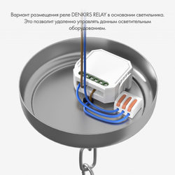 Одноканальное Wi-Fi реле-выключатель Denkirs RL1001-SM