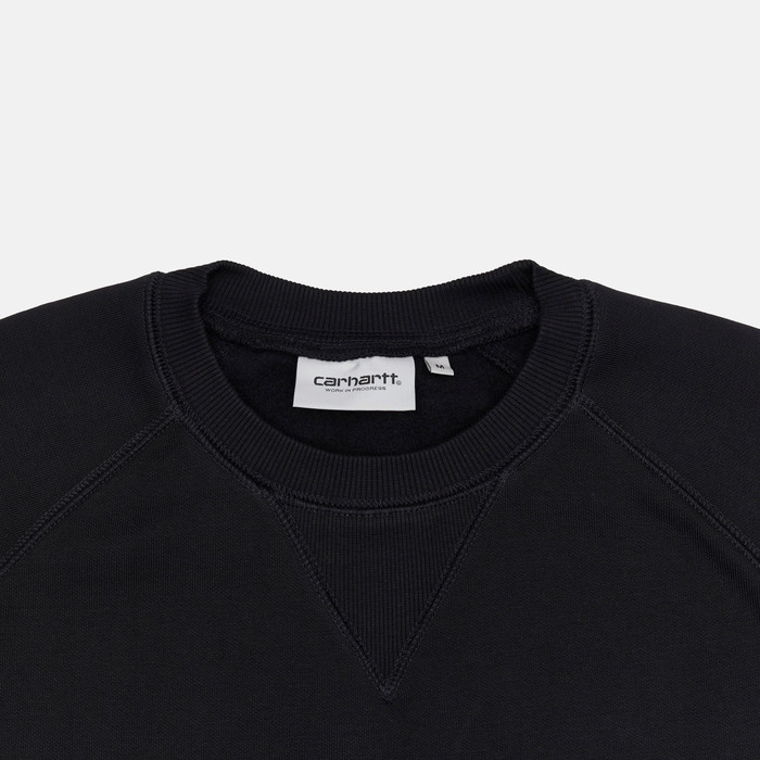 Толстовка мужская Carhartt WIP Chase Sweatshirt артикул:I033660_black - купить в магазине Дайс
