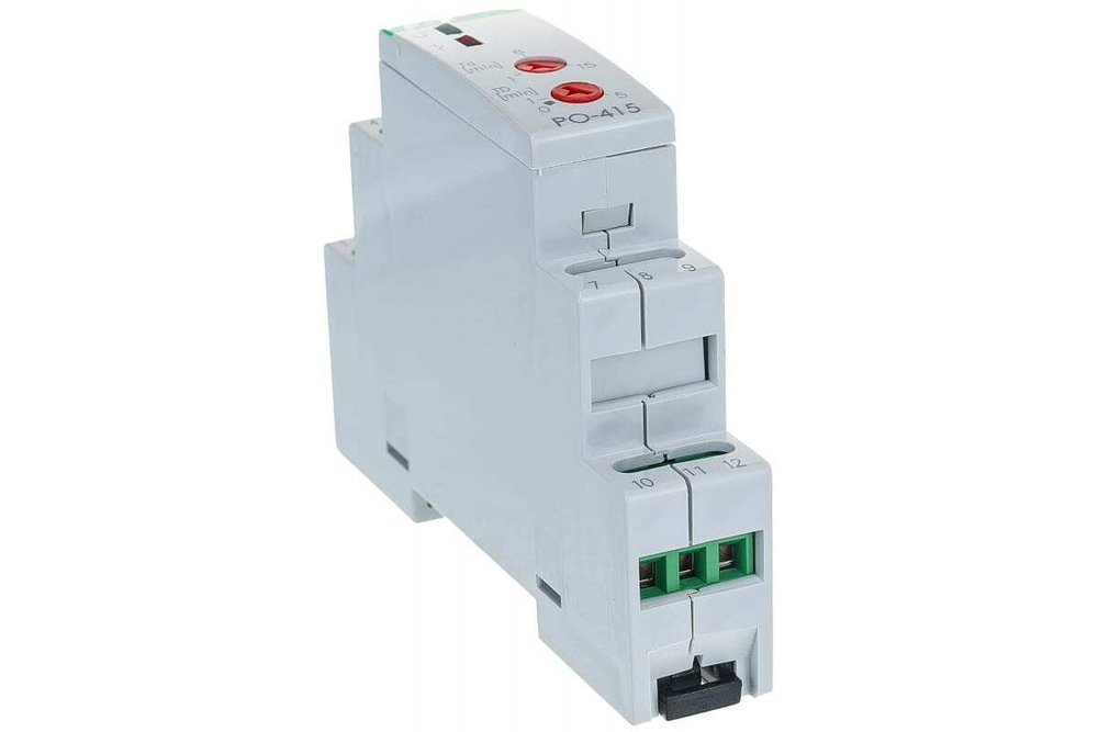 Реле времени для управления вентиляцией  PO-415 16А 230В 1 перекл. IP20 задержка выключ./управ. контактом