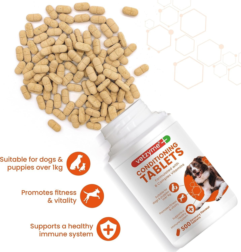 Vetzyme Conditioning Tablets Ветзим витамины для собак