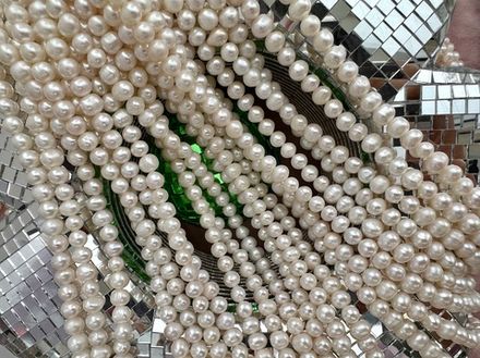 Жемчуг круглый 7-7,5мм, 4А