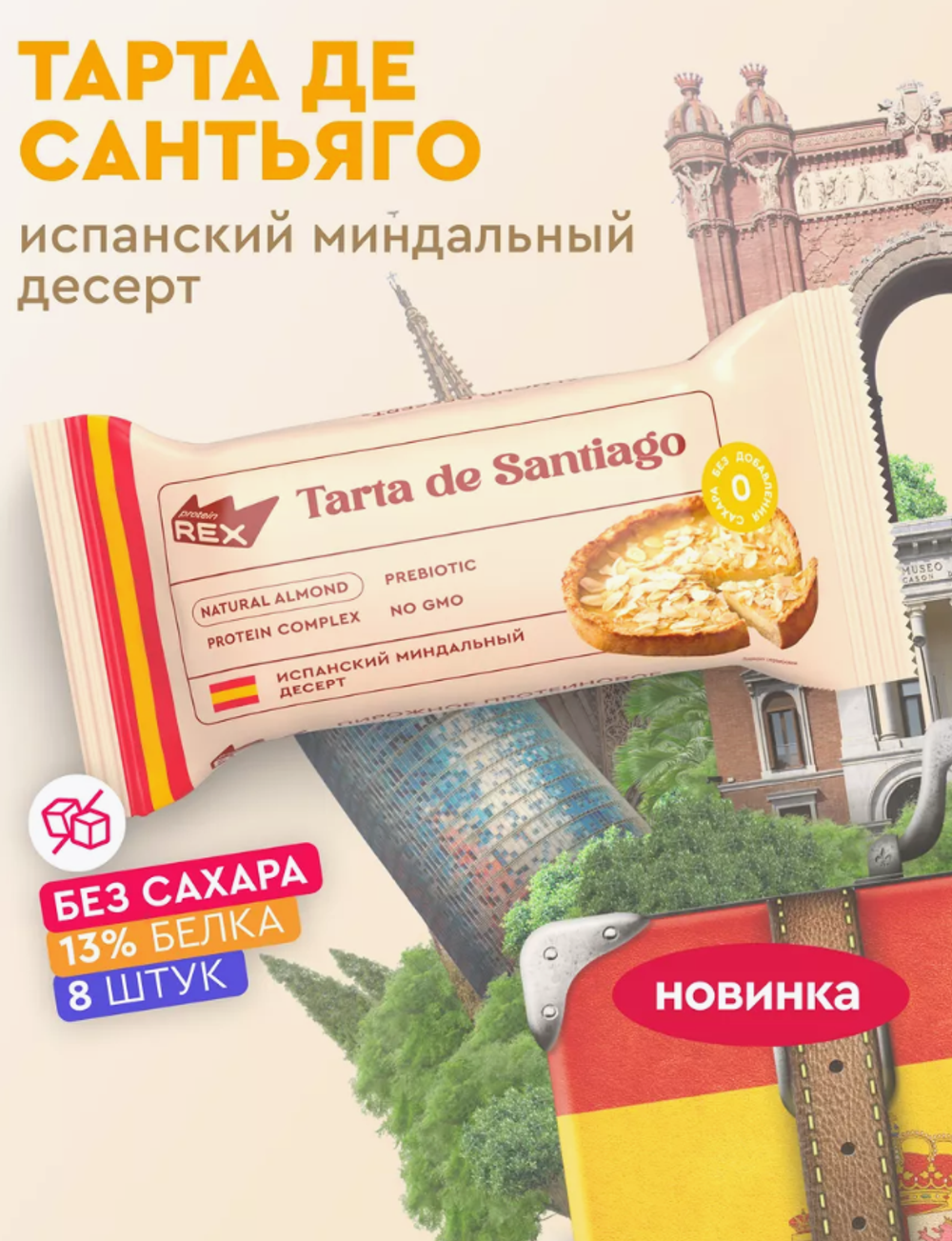 Пирожные протеиновые ВОКРУГ СВЕТА