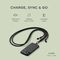 Зарядный кабель/ремень через плечо Satechi OntheGo Crossbody Lanyard Cable 60W 1.5 м (ST-LOTGLK) Black