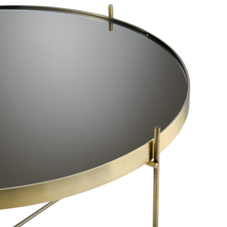 Стол Berg Josen 64.4см коричневый/бронзовый