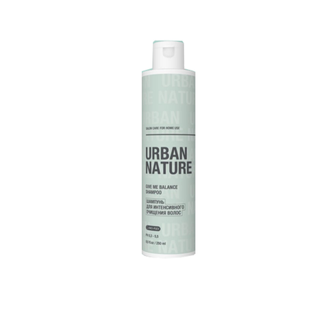 Urban Nature Salon Care GIVE ME BALANCE Шампунь для интенсивного очищения волос