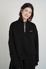 Олимпийка Zoe с начесом, черная