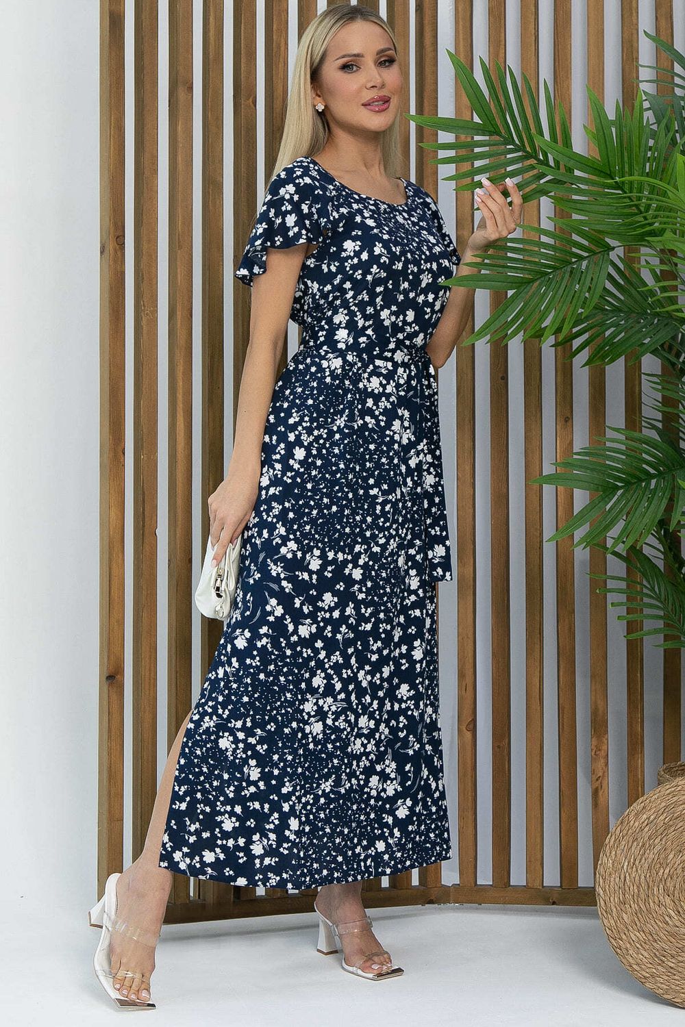 Платье Вечер свиданий (синее) П13545-16М LT Collection