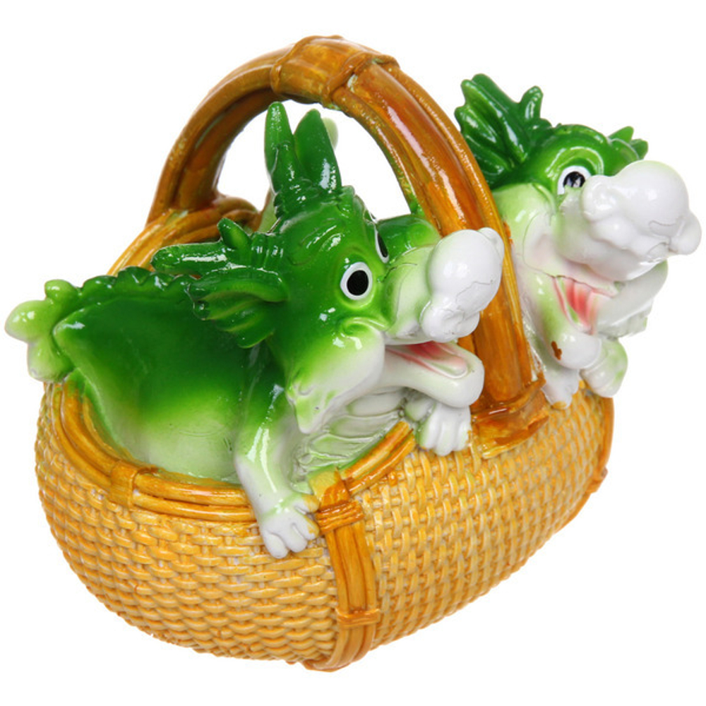 Фигурка «Корзинка с Драконами» 13*10*12 см, микс