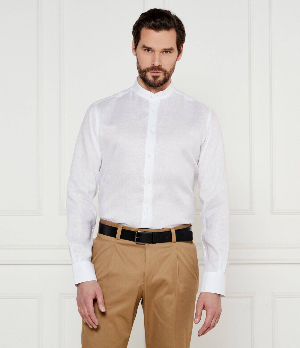 Льняная рубашка Karl Lagerfeld - белый(605035 552667)