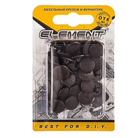 Заглушки на шуруп №3 (темно коричневый 40 шт)