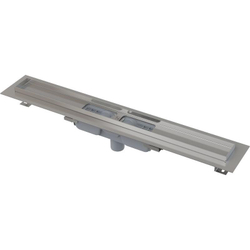 Low - Водоотводящий желоб с порогами для перфор. решетки, с вертикальным стоком, арт.APZ1101-650