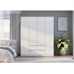 Шкаф для одежды и белья Симпл ШК-13, белый