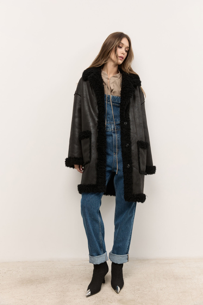 Дубленка двусторонняя из шерсти мериноса