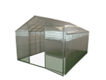Теплица Агросфера-Домик РАЗБОРНАЯ без СПК (шаг 1 м), 4 места: каркас+перемычки+конек+1 уп метизы