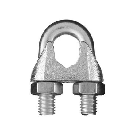 Зажим для стальных канатов DIN 741 оцинк. 3мм (100шт.)