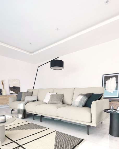 Журнальный стол Fleksa 45 см черный | La Forma | Купить в Hallberg.ru