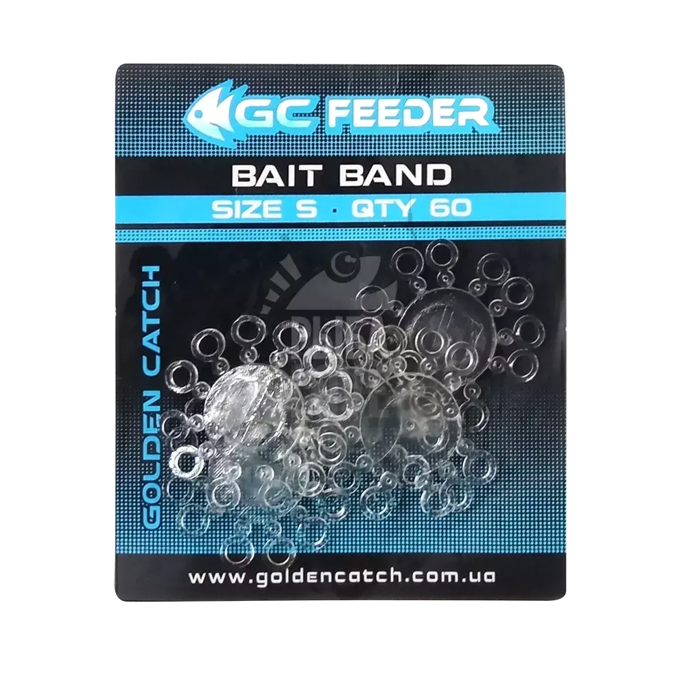 Резинка GC Bait Band для гранул, пеллетса, дамблсов (60шт) размер S