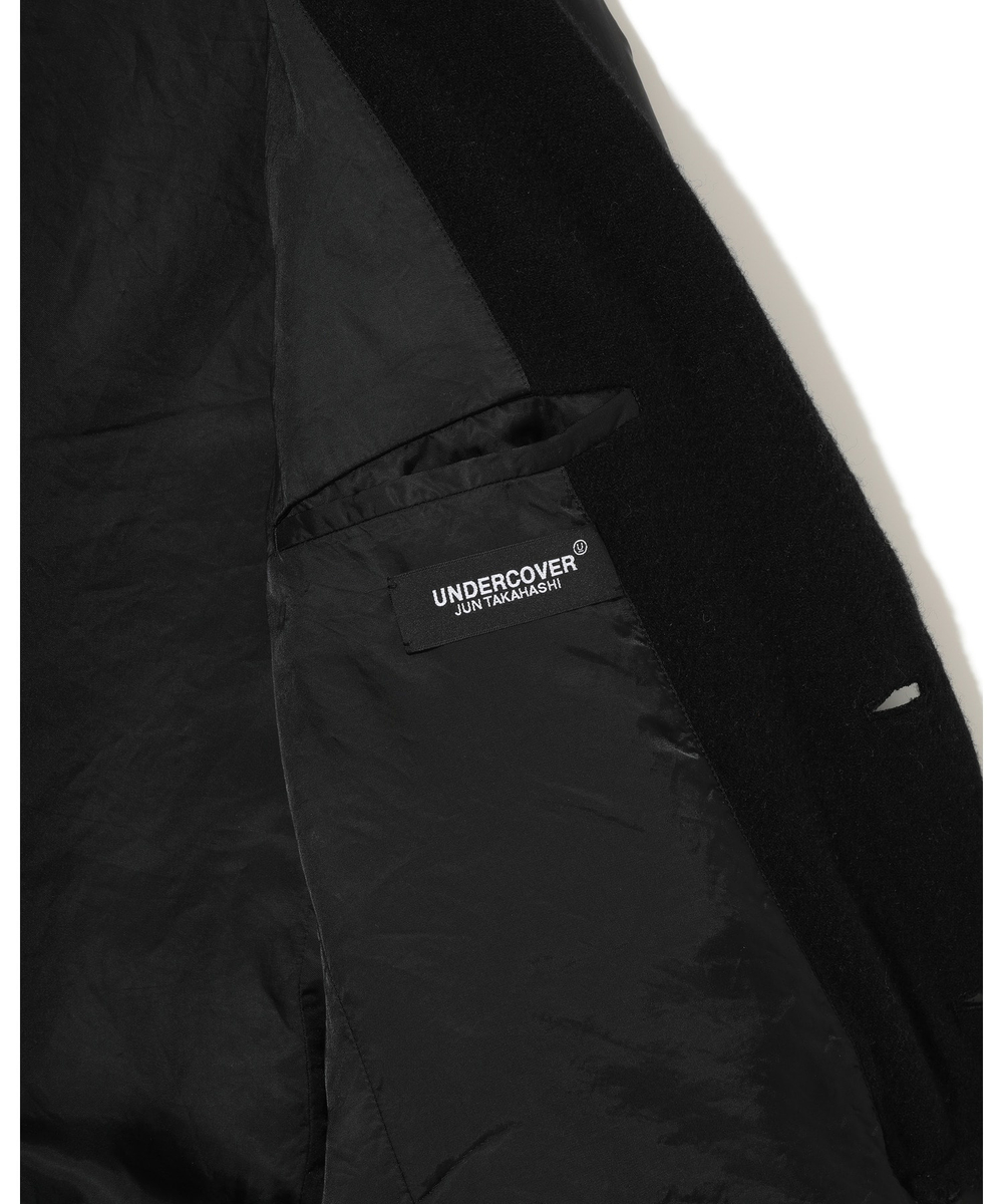 UNDERCOVER КУРТКА-ПУХОВИК ЧЕРНАЯ КОМБИНИРОВАННАЯ