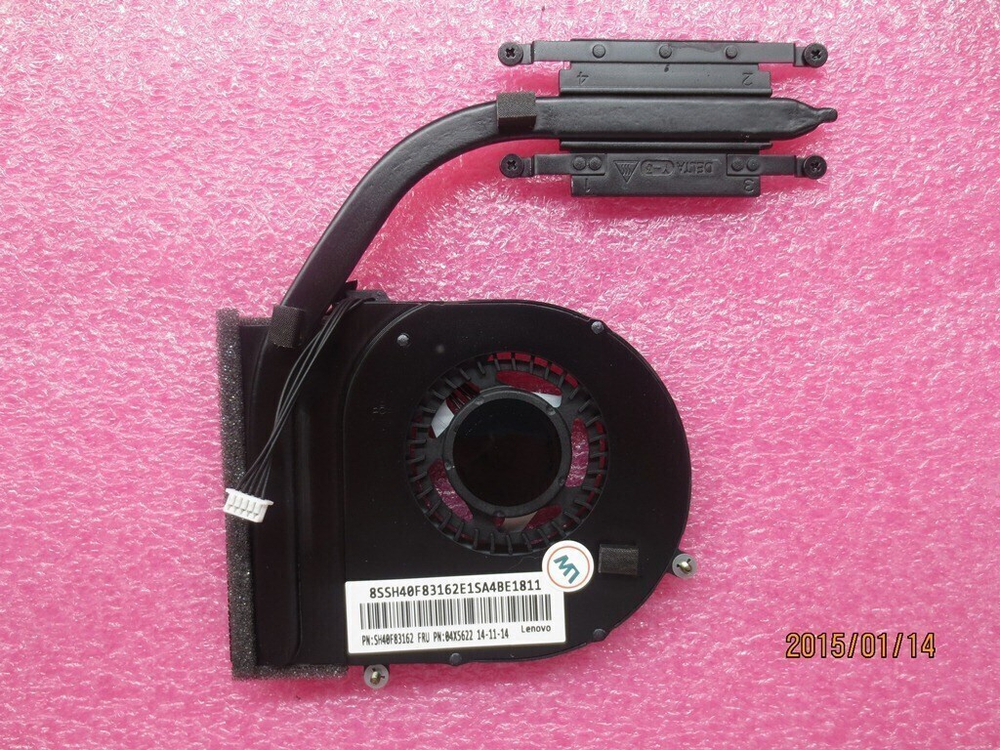 Радиатор с вентилятором для ноутбука Lenovo ThinkPad  E550 (04X5622), оригинал