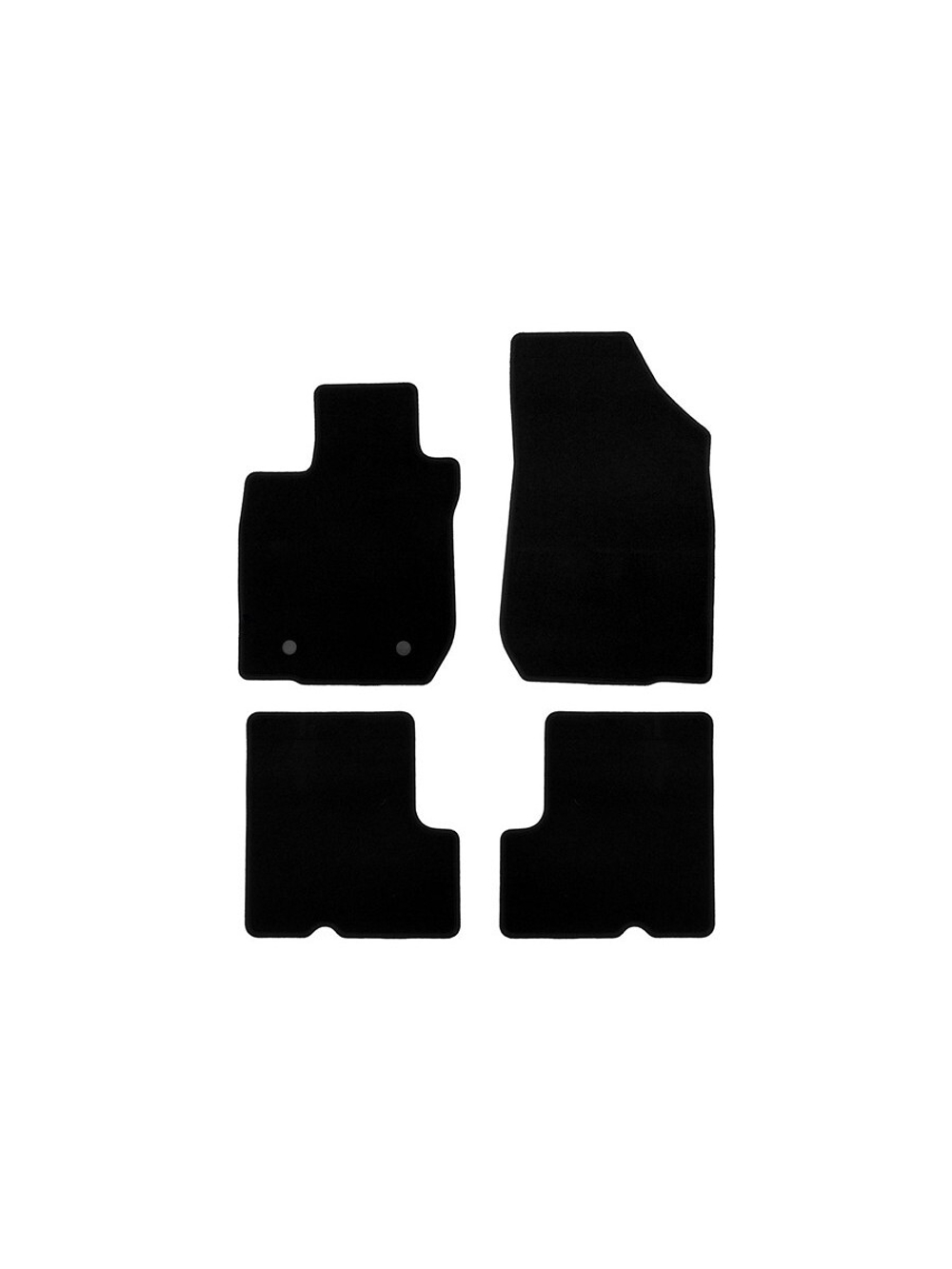 Коврики в салон для RENAULT Logan 2004-2009, 2010-2014 седан, 4 шт. (текстиль) KLEVER01412501200K
