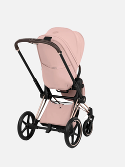 Cybex Priam 5 Style, в цвете Peach Pink (шасси Rose Gold) + автокресло Cybex Cloud T Plus
